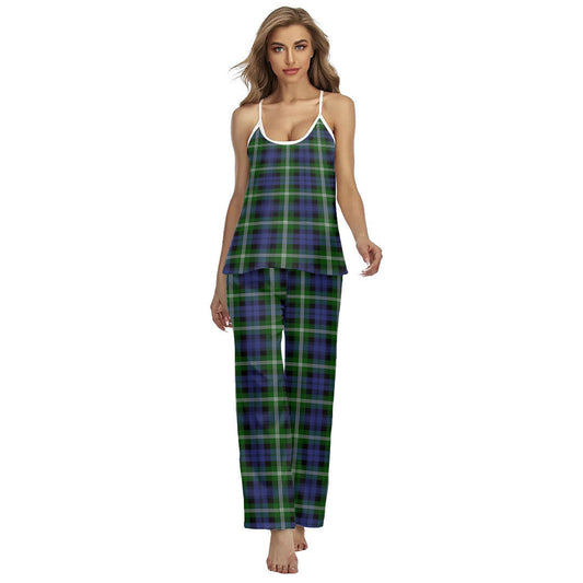 Baillie Modern Tartan Plaid Cami Pajamas Sets