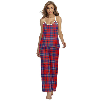 Wishart Dress Tartan Plaid Cami Pajamas Sets