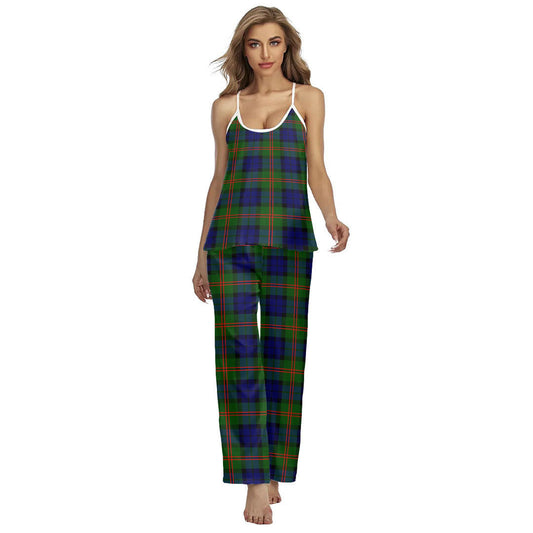 Dundas Modern 02 Tartan Plaid Cami Pajamas Sets