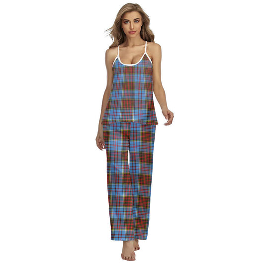 Anderson Modern Tartan Plaid Cami Pajamas Sets