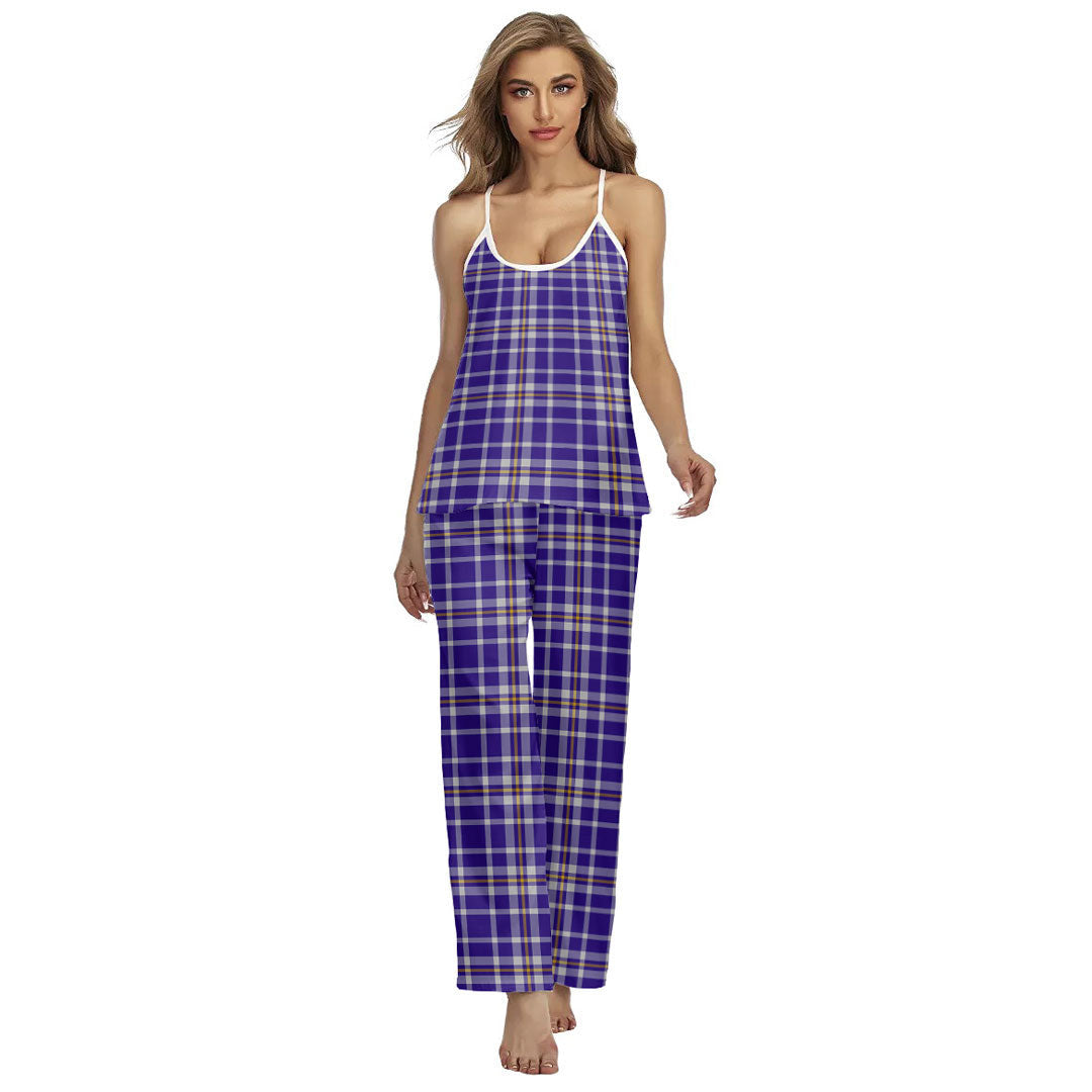 Ochterlony Tartan Plaid Cami Pajamas Sets