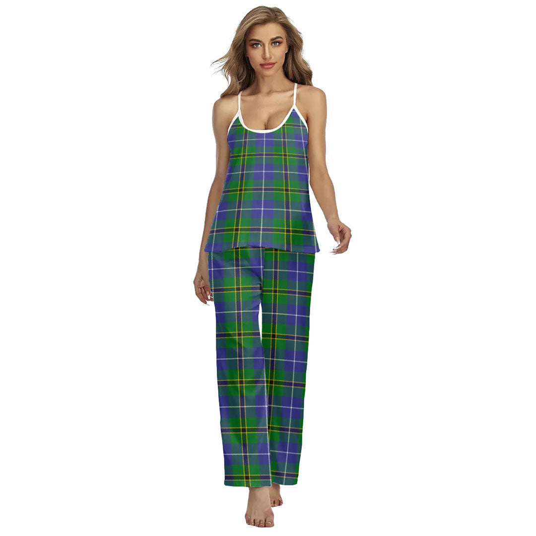 Turnbull Hunting Tartan Plaid Cami Pajamas Sets