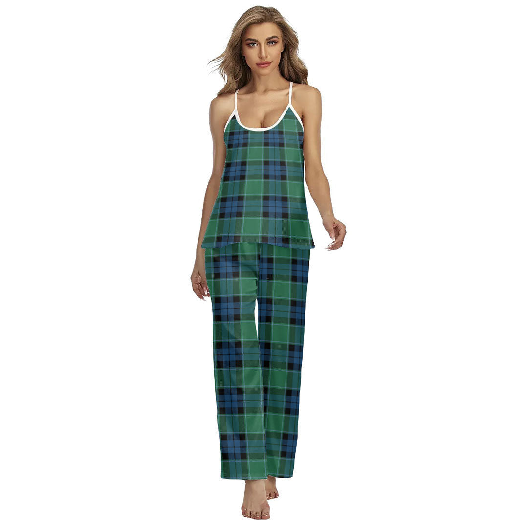 Graham of Menteith Ancient Tartan Plaid Cami Pajamas Sets