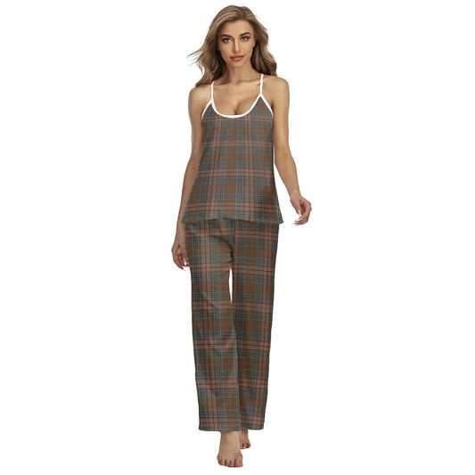 Kennedy Weathered Tartan Plaid Cami Pajamas Sets