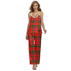 Munro Modern Tartan Plaid Cami Pajamas Sets
