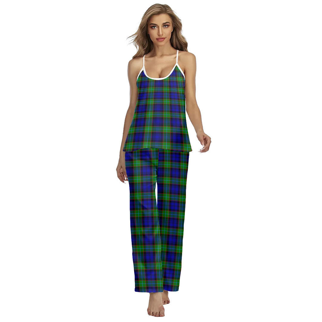 Sempill Modern Tartan Plaid Cami Pajamas Sets