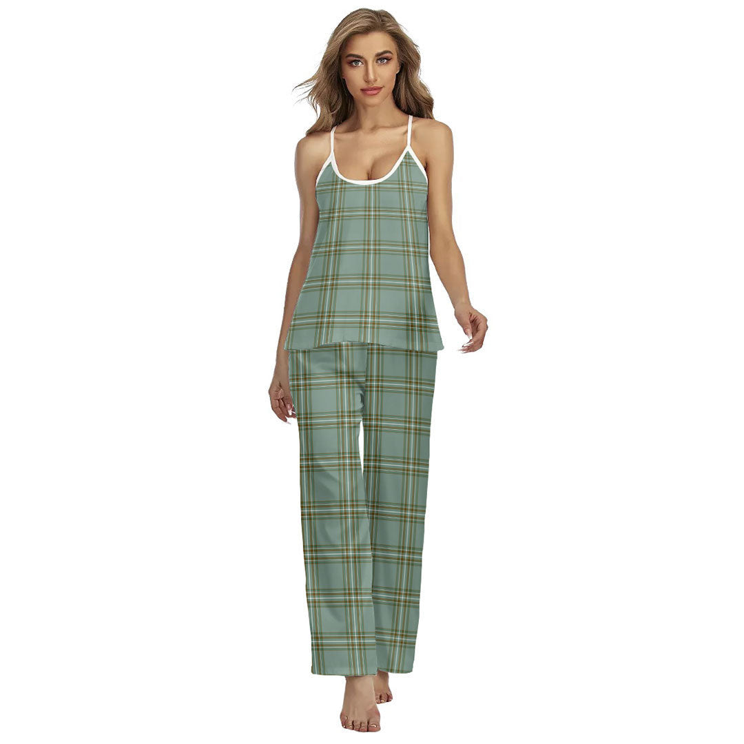 Kelly Dress Tartan Plaid Cami Pajamas Sets