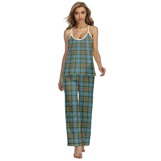 Paisley District Tartan Plaid Cami Pajamas Sets