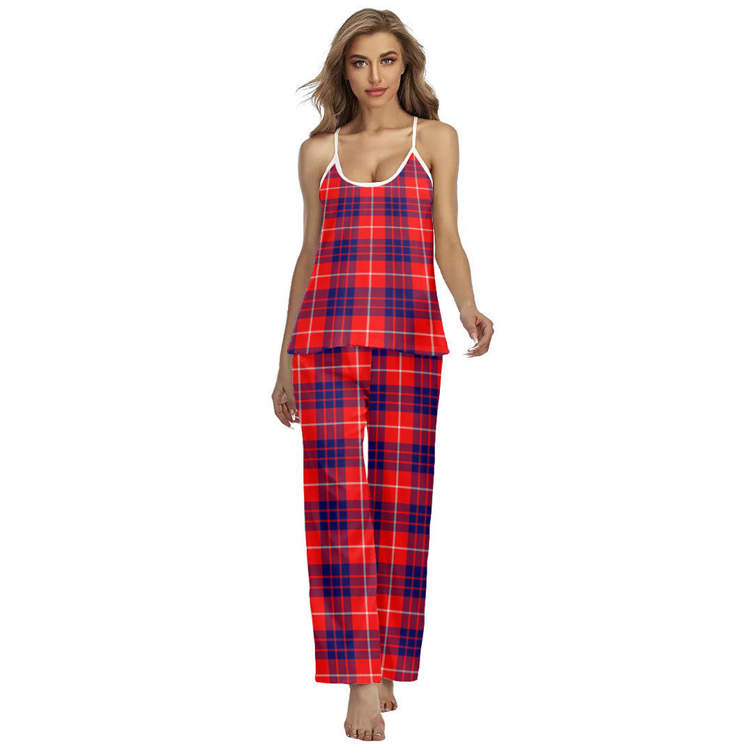 Hamilton Modern Tartan Plaid Cami Pajamas Sets