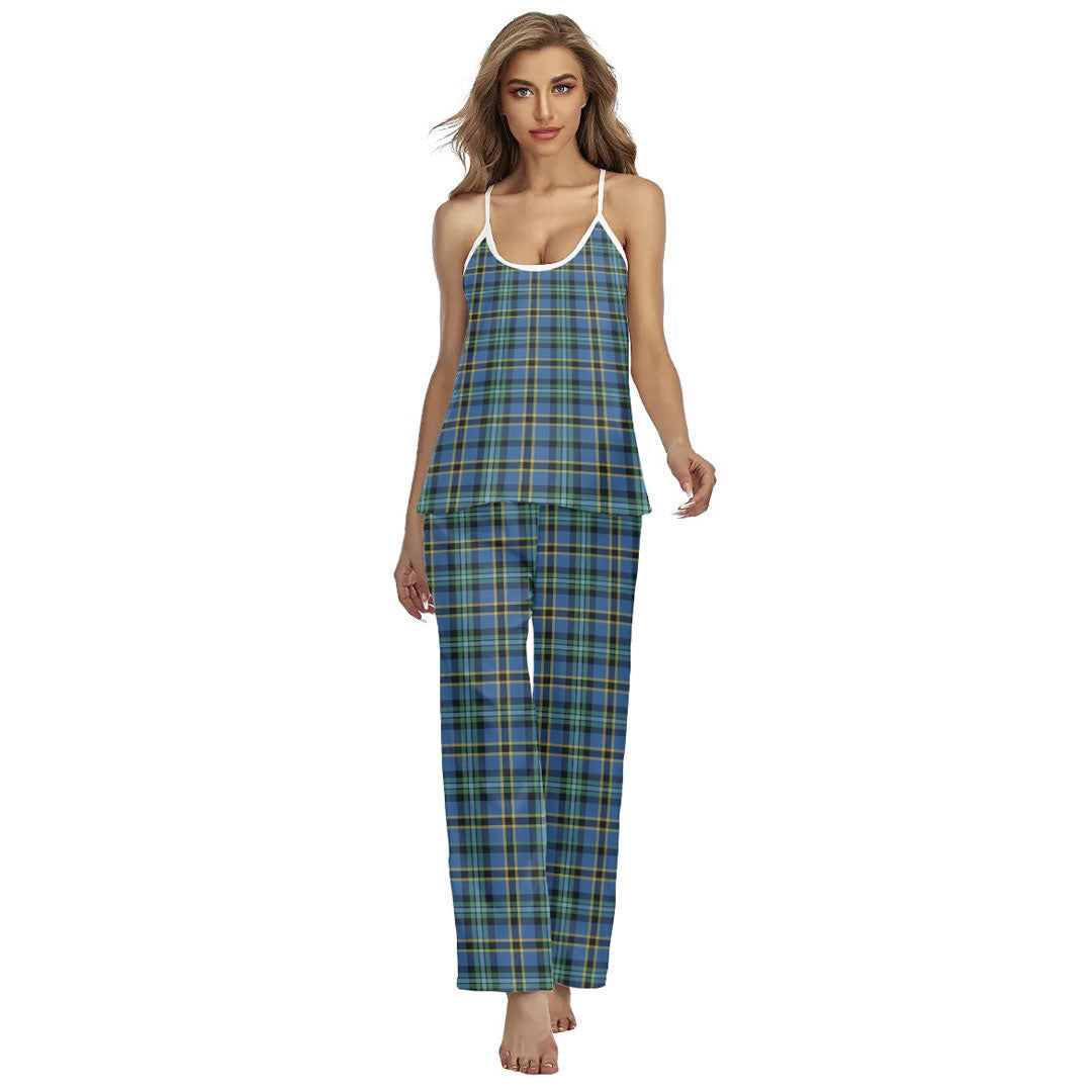 Weir Ancient Tartan Plaid Cami Pajamas Sets