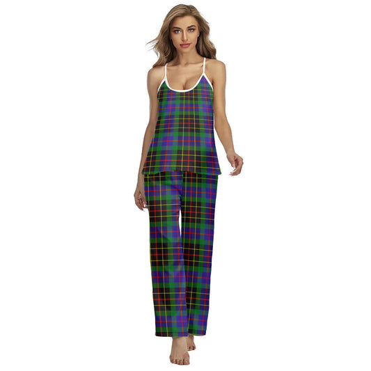 Brodie Hunting Modern Tartan Plaid Cami Pajamas Sets