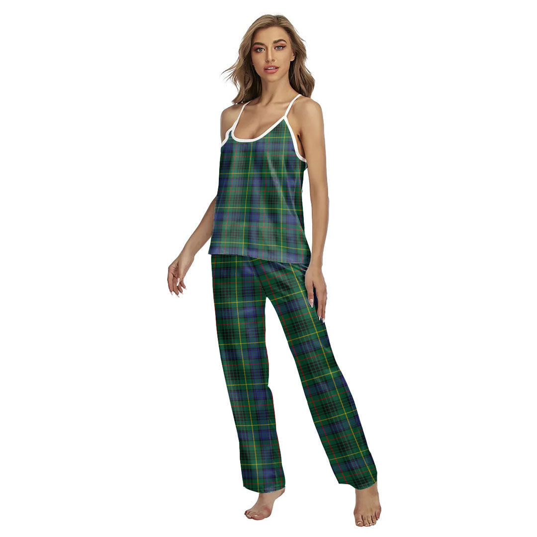 Stewart Hunting Modern Tartan Plaid Cami Pajamas Sets