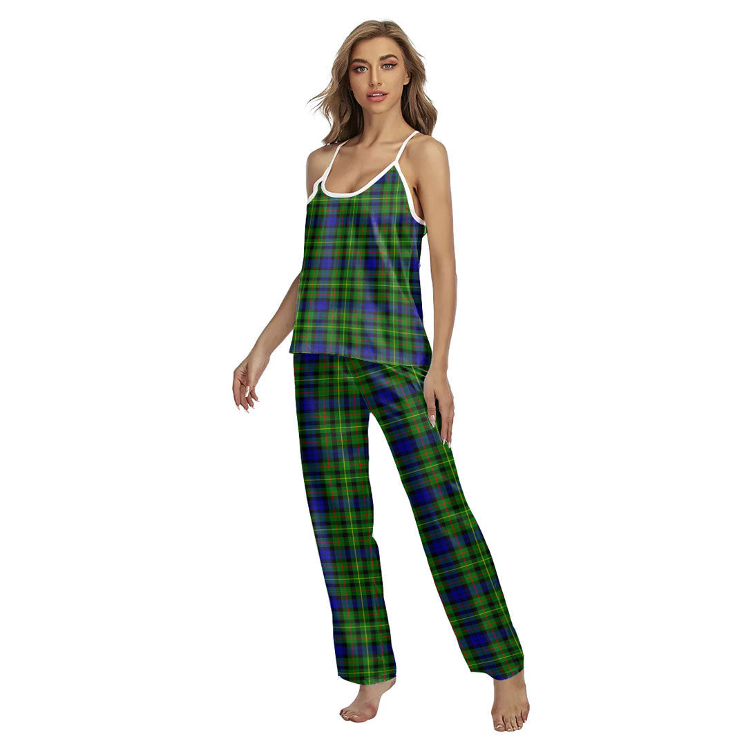 Rollo Modern Tartan Plaid Cami Pajamas Sets