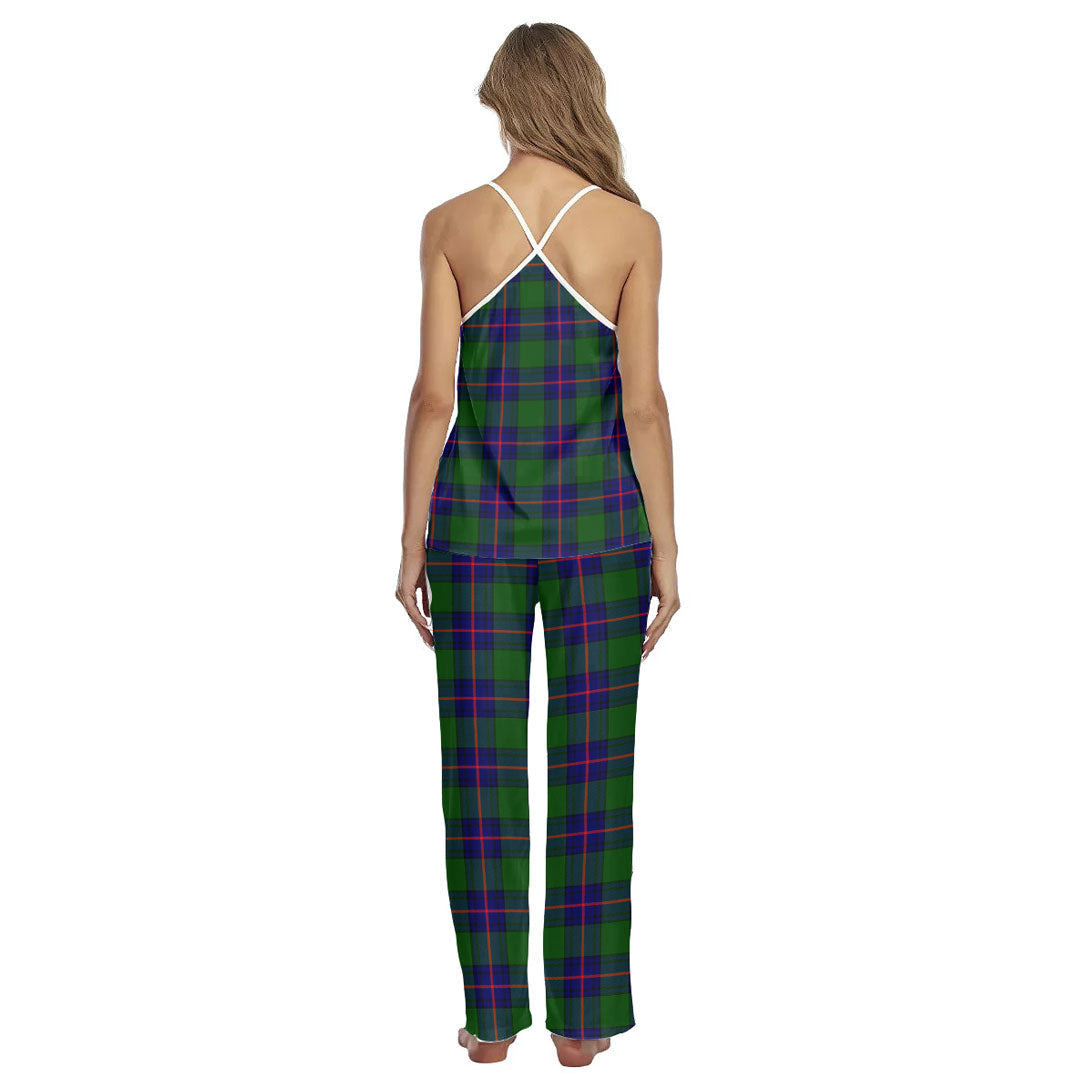 Shaw Modern Tartan Plaid Cami Pajamas Sets