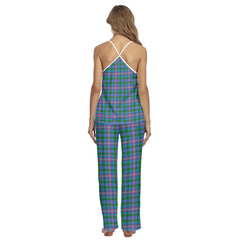 Pitcairn Hunting Tartan Plaid Cami Pajamas Sets