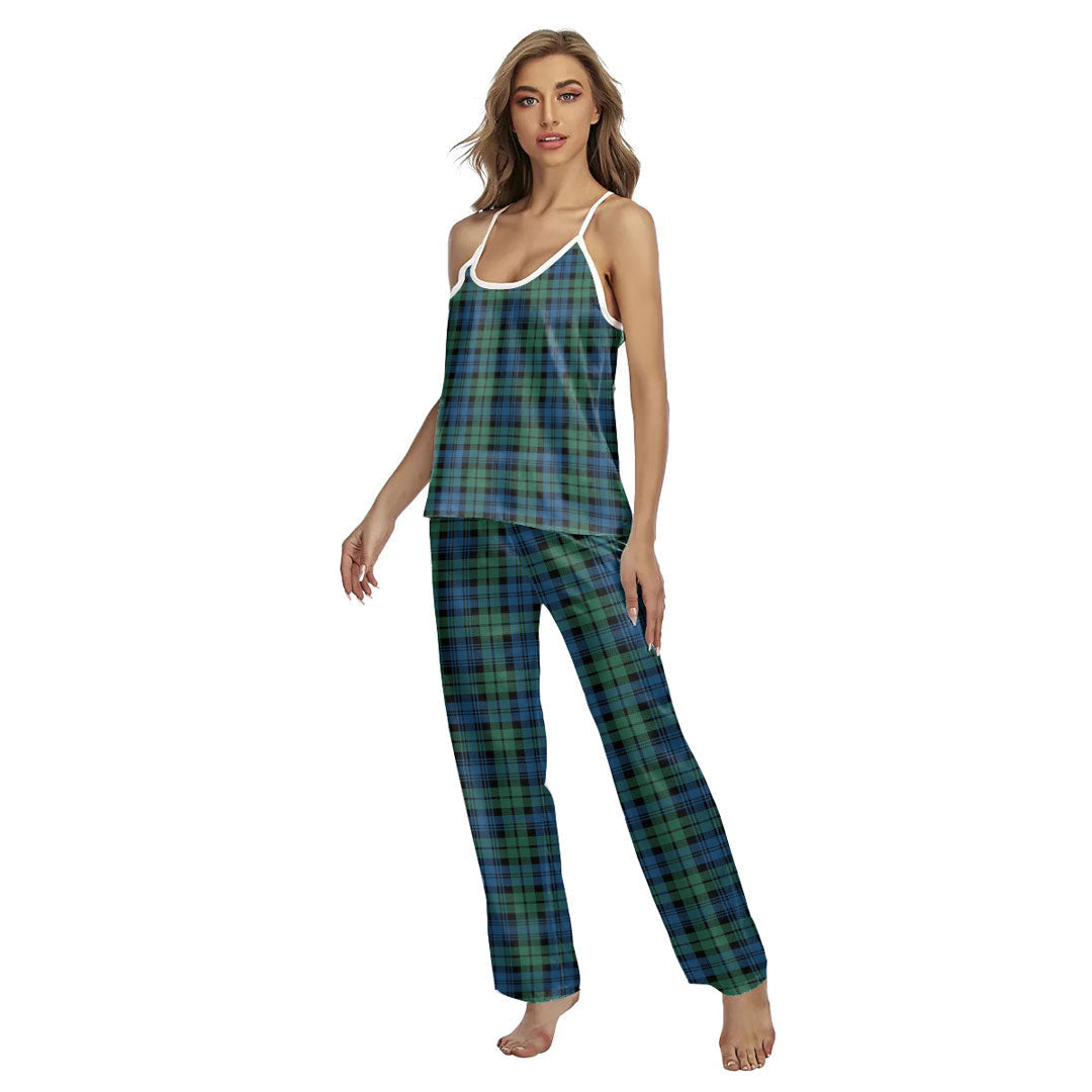 Campbell Ancient 02 Tartan Plaid Cami Pajamas Sets