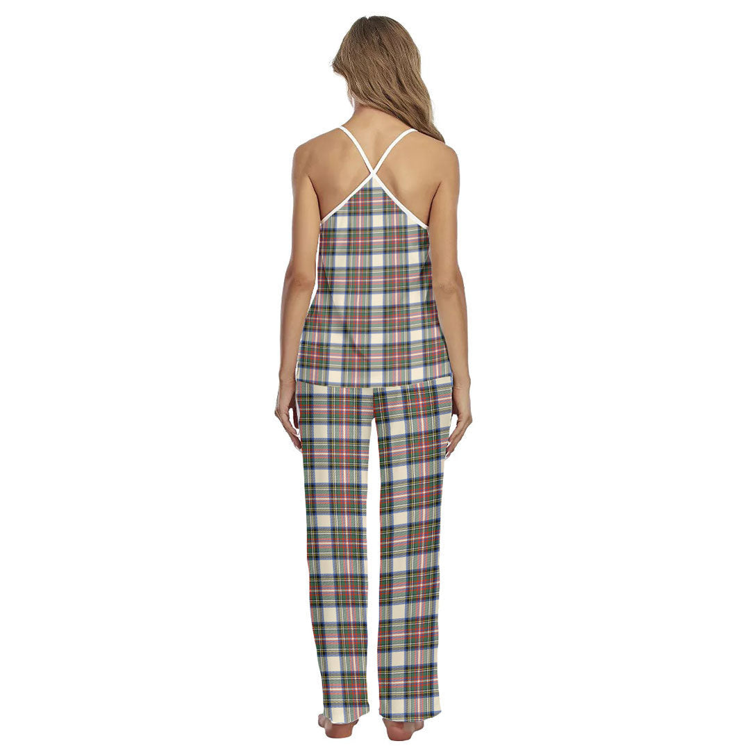 Stewart Dress Ancient Tartan Plaid Cami Pajamas Sets