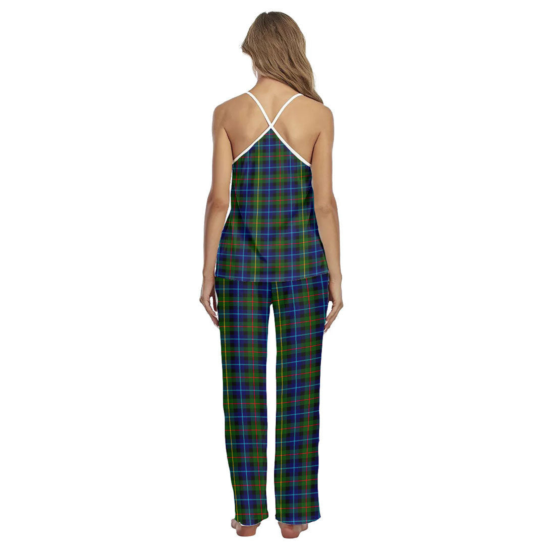 Smith Modern Tartan Plaid Cami Pajamas Sets
