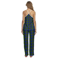 Smith Modern Tartan Plaid Cami Pajamas Sets
