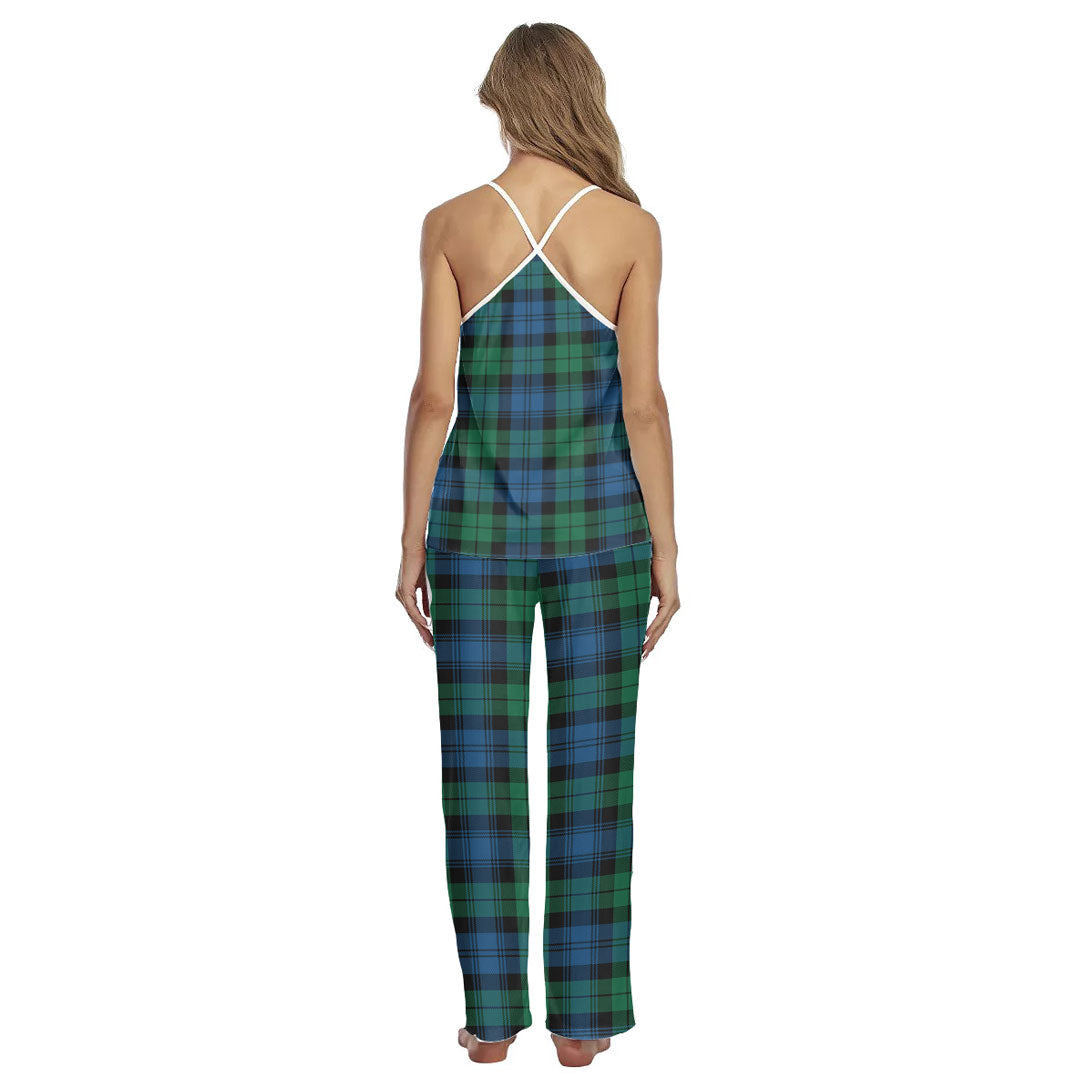 Blackwatch Ancient Tartan Plaid Cami Pajamas Sets