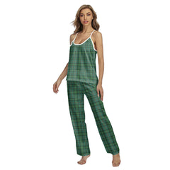Ross Hunting Ancient Tartan Plaid Cami Pajamas Sets