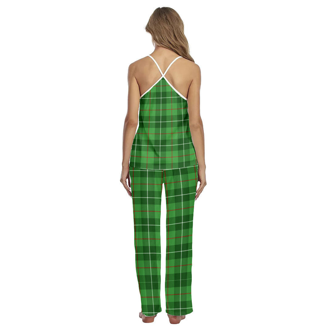 Galloway District Tartan Plaid Cami Pajamas Sets