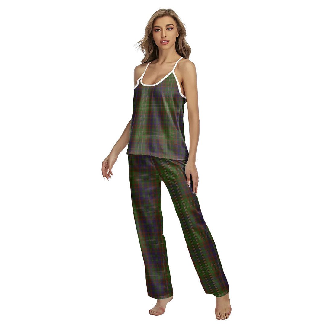 Cunningham Hunting Modern Tartan Plaid Cami Pajamas Sets