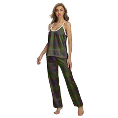 Cunningham Hunting Modern Tartan Plaid Cami Pajamas Sets