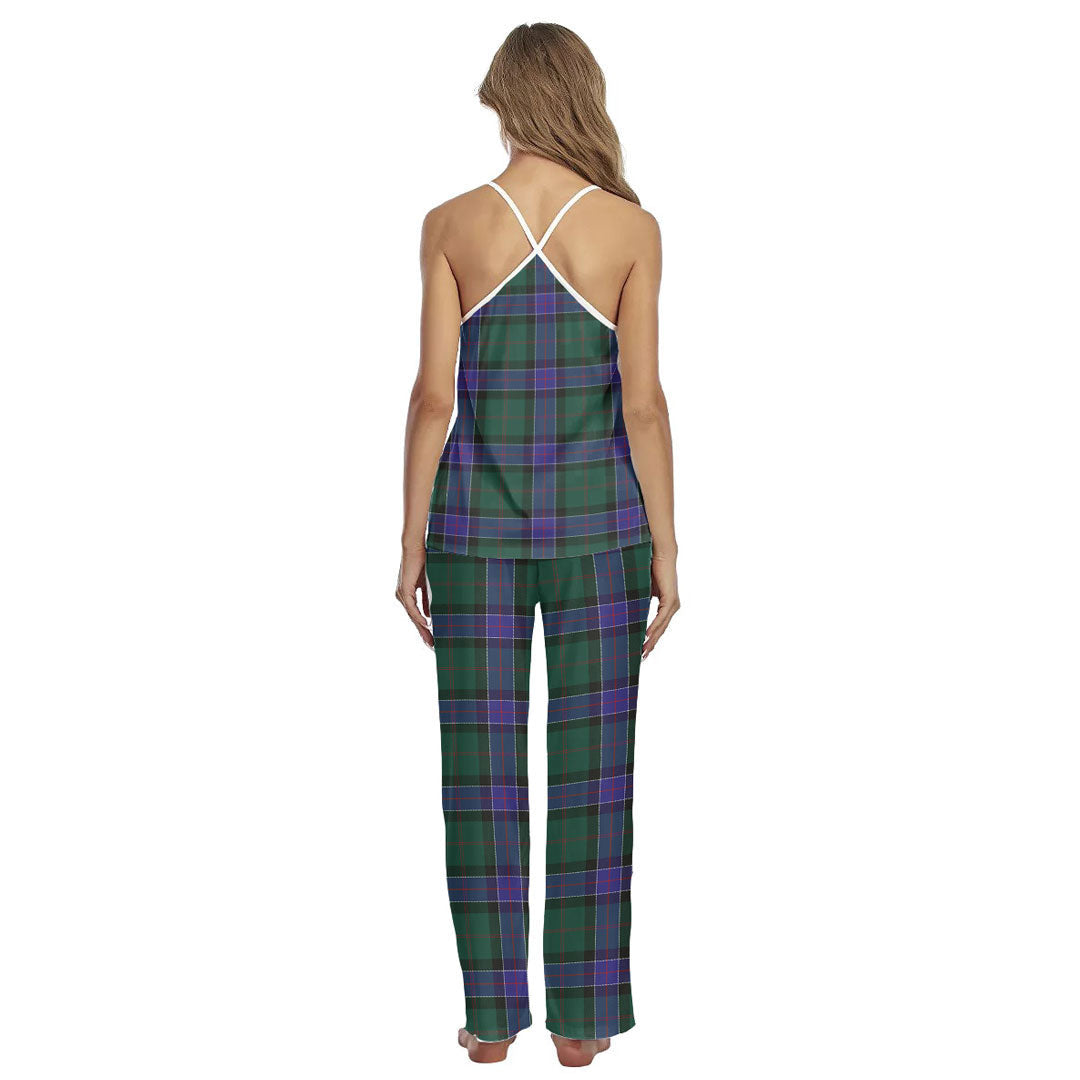 Sinclair Hunting Modern Tartan Plaid Cami Pajamas Sets