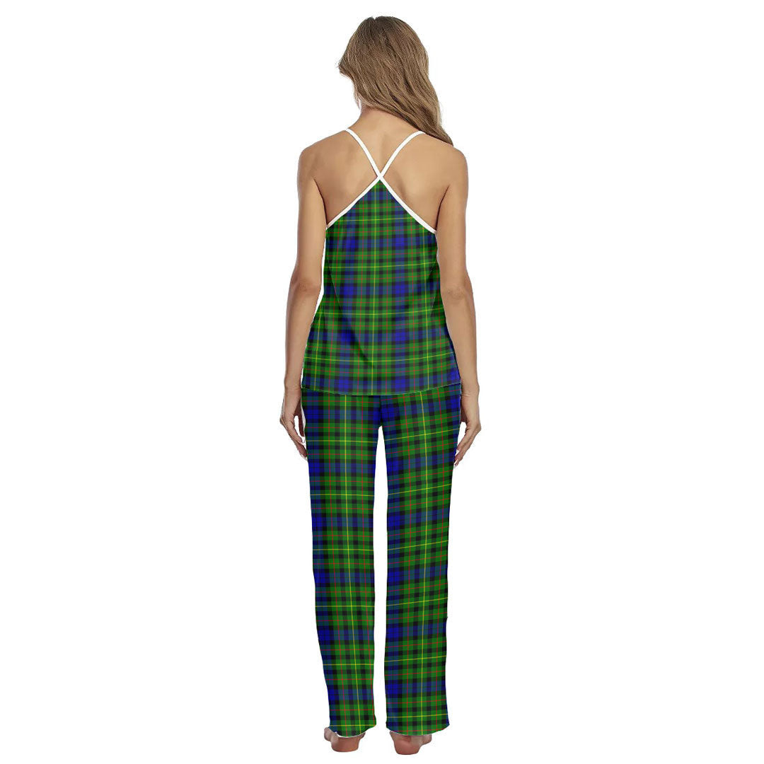 Rollo Modern Tartan Plaid Cami Pajamas Sets