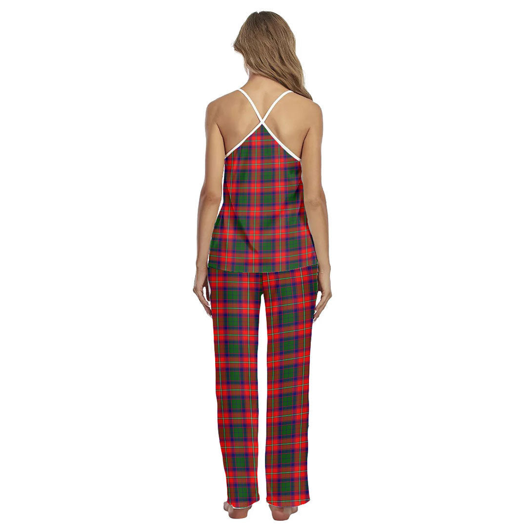 Roxburgh District Tartan Plaid Cami Pajamas Sets