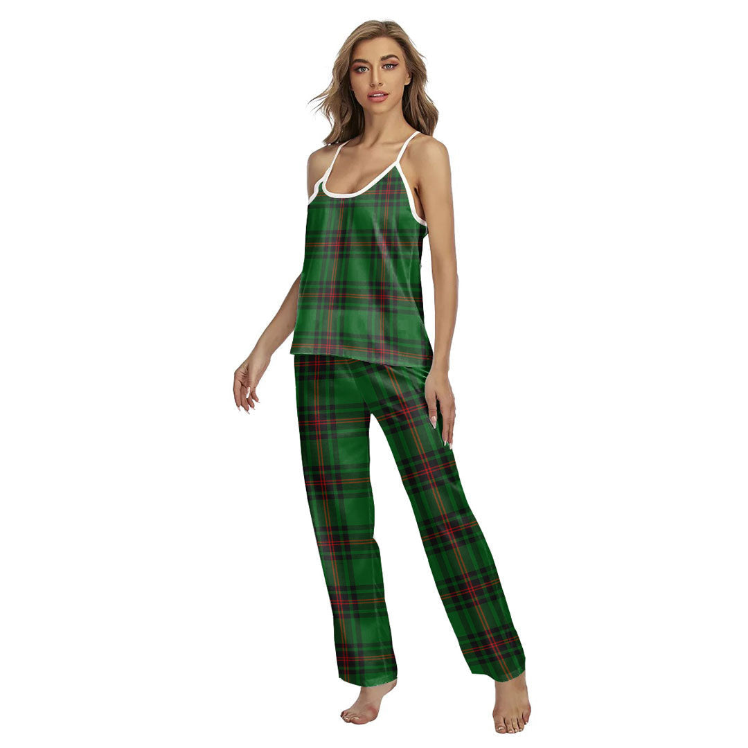Fife District Tartan Plaid Cami Pajamas Sets