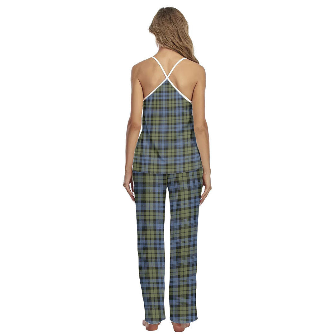 Campbell Faded Tartan Plaid Cami Pajamas Sets