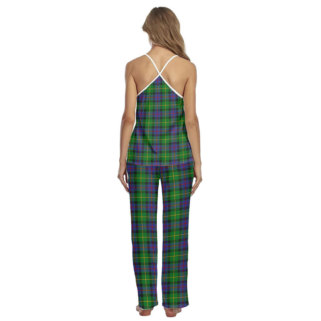 Tait Modern Tartan Plaid Cami Pajamas Sets