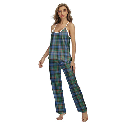 MacRae Hunting Ancient Tartan Plaid Cami Pajamas Sets