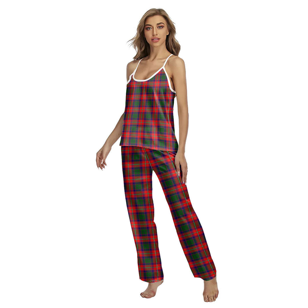 Roxburgh District Tartan Plaid Cami Pajamas Sets
