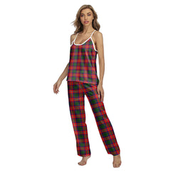 Roxburgh District Tartan Plaid Cami Pajamas Sets