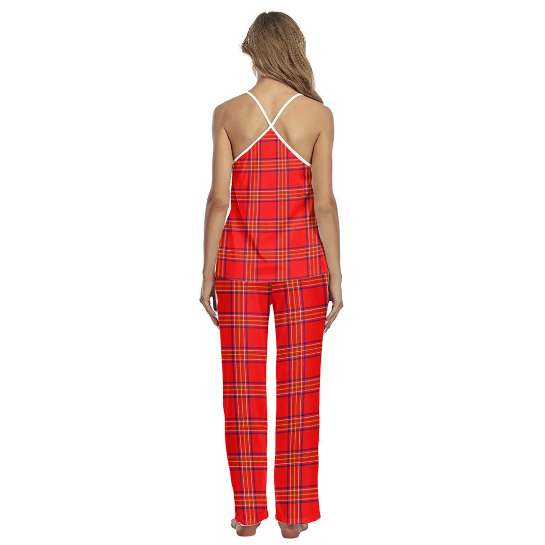 Burnett Modern Tartan Plaid Cami Pajamas Sets