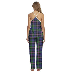 Baird Modern Tartan Plaid Cami Pajamas Sets