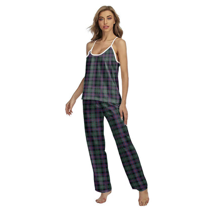 Rose Hunting Modern Tartan Plaid Cami Pajamas Sets