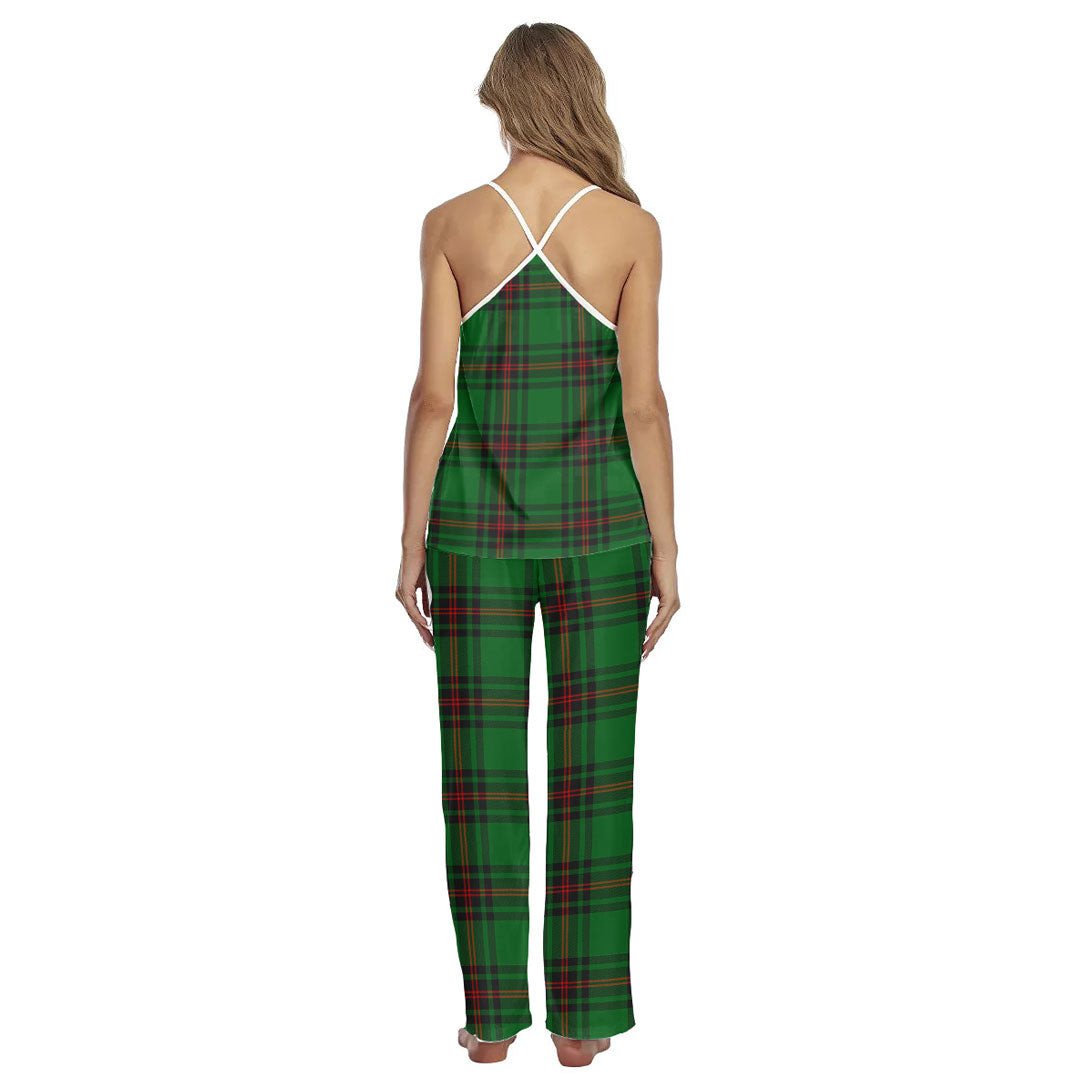 Fife District Tartan Plaid Cami Pajamas Sets