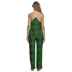 Fife District Tartan Plaid Cami Pajamas Sets