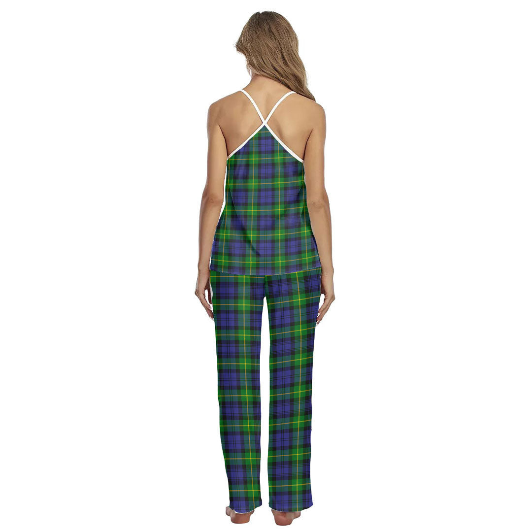 Gordon Modern Tartan Plaid Cami Pajamas Sets