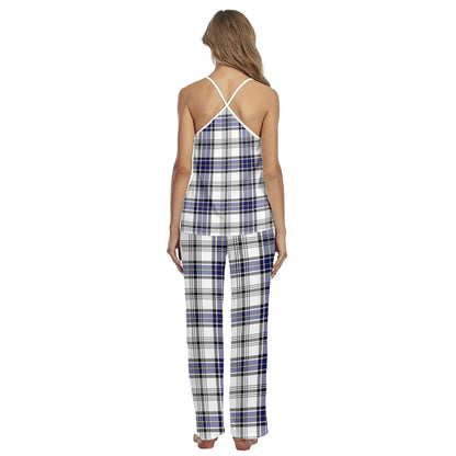 Hannay Modern Tartan Plaid Cami Pajamas Sets