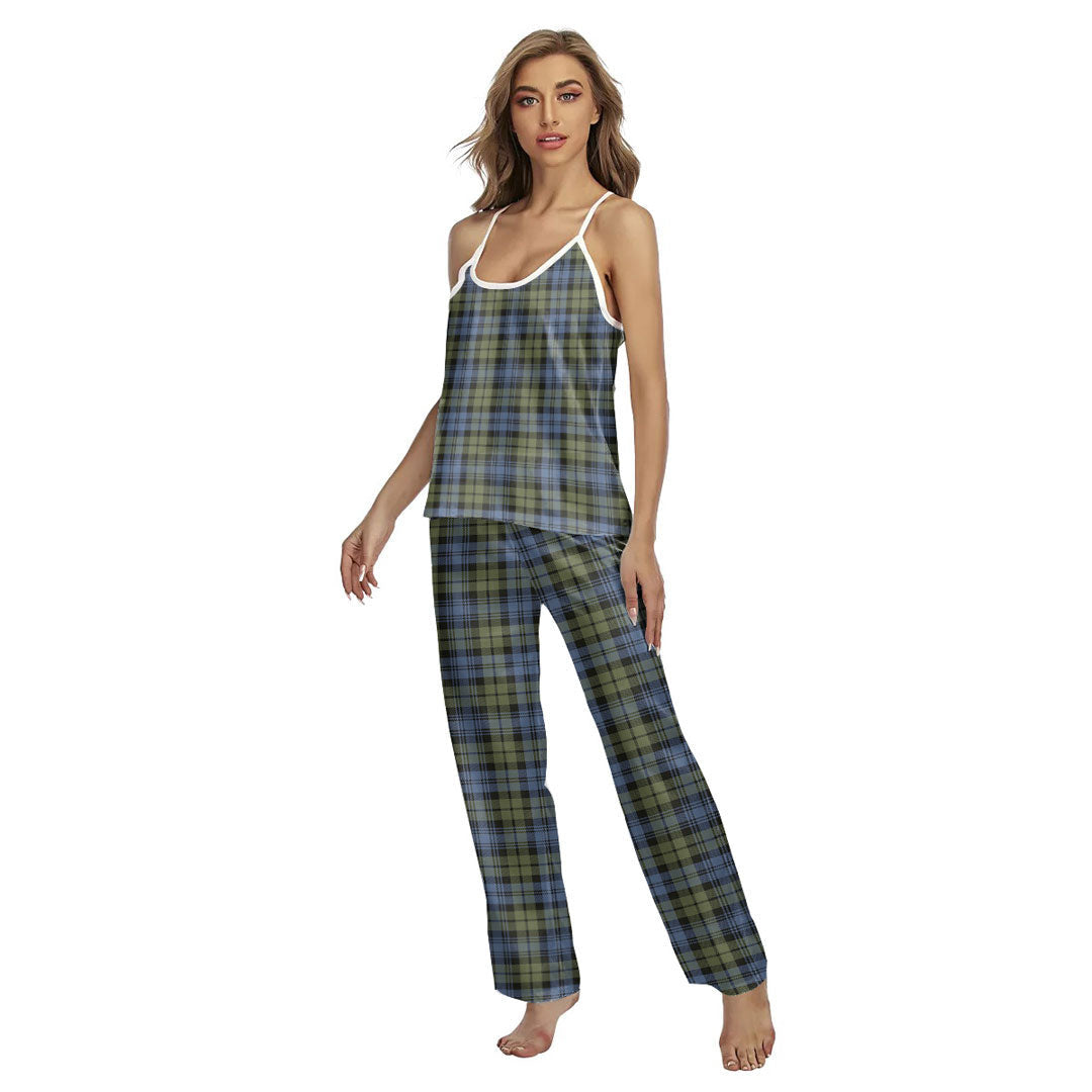 Campbell Faded Tartan Plaid Cami Pajamas Sets