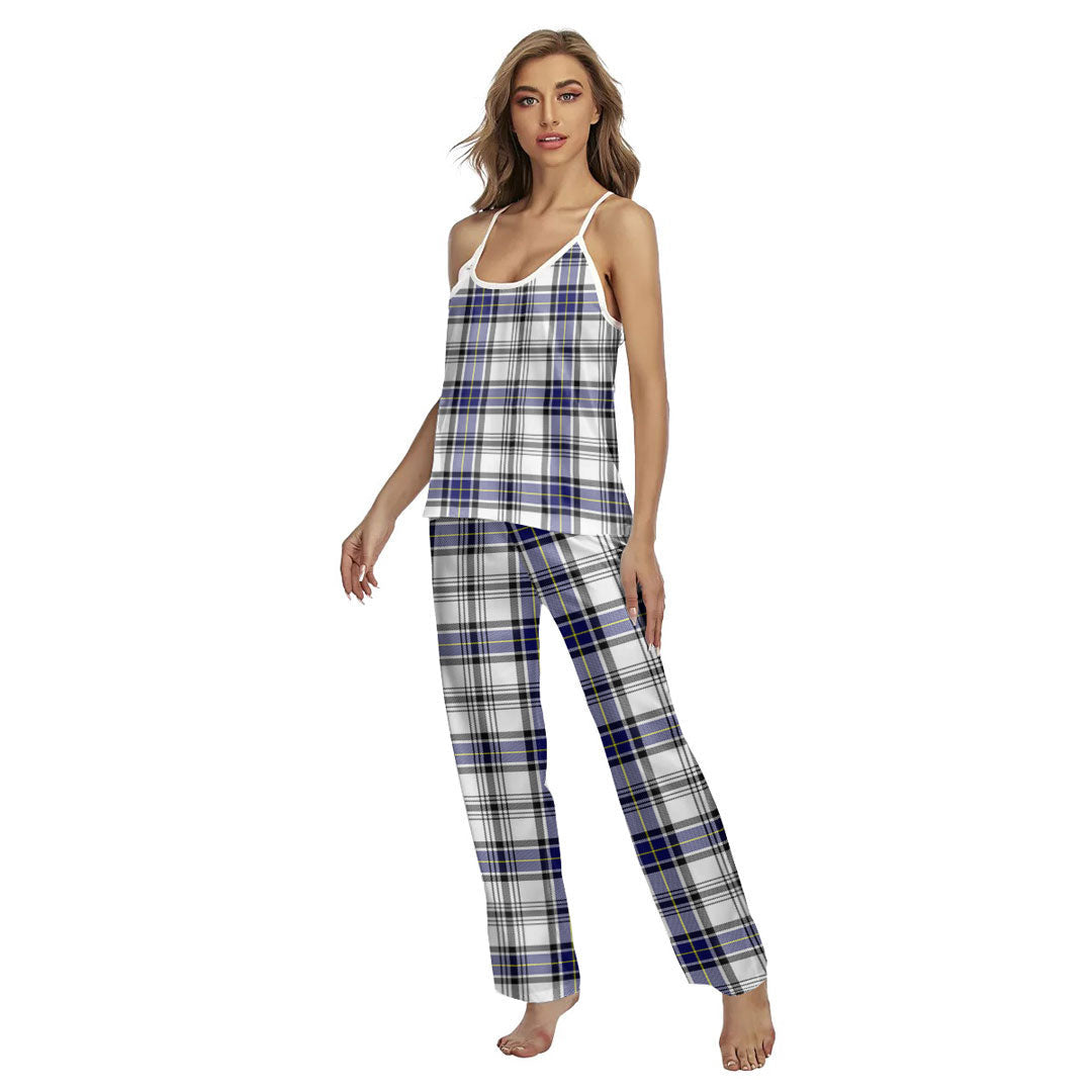 Hannay Modern Tartan Plaid Cami Pajamas Sets