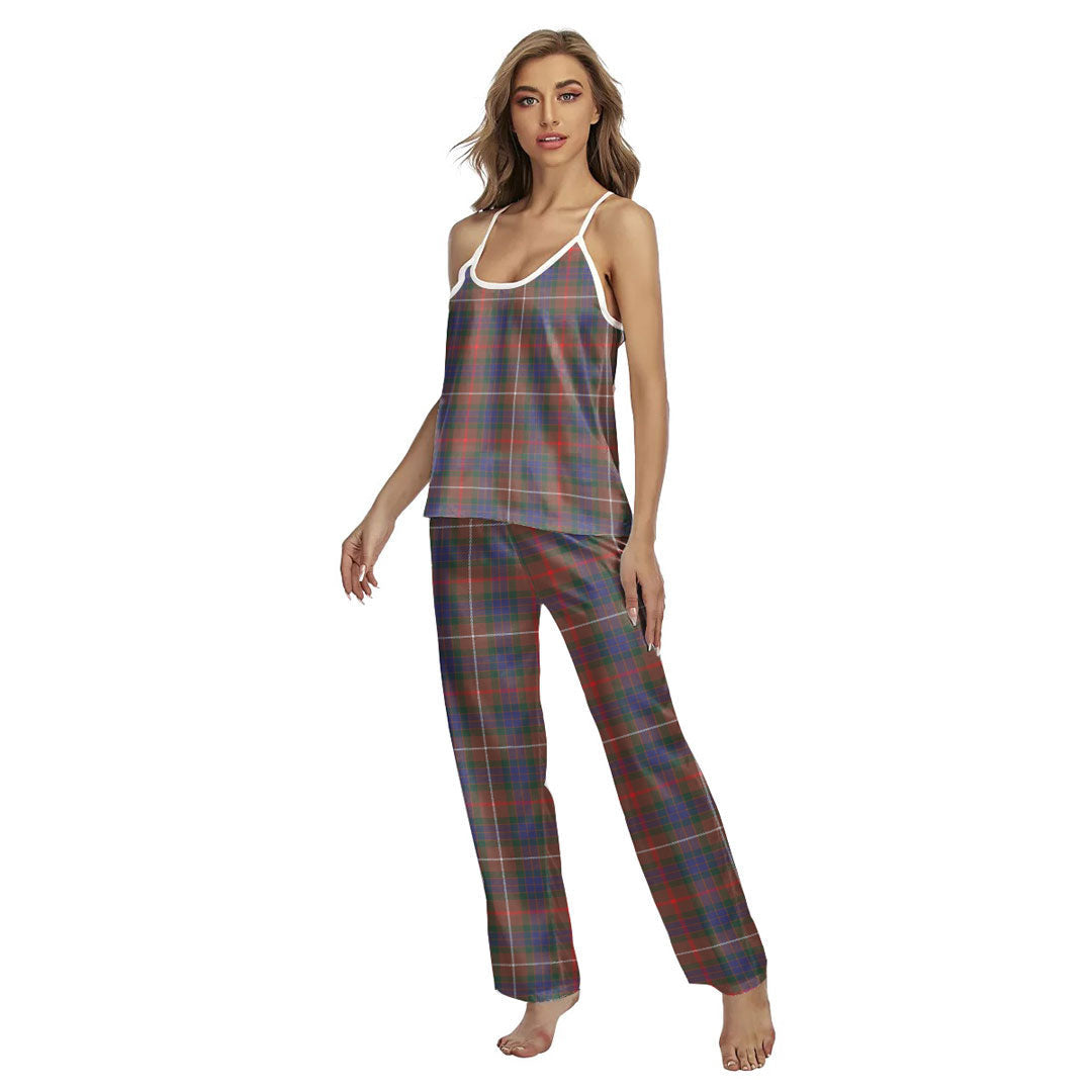 Fraser Hunting Modern Tartan Plaid Cami Pajamas Sets