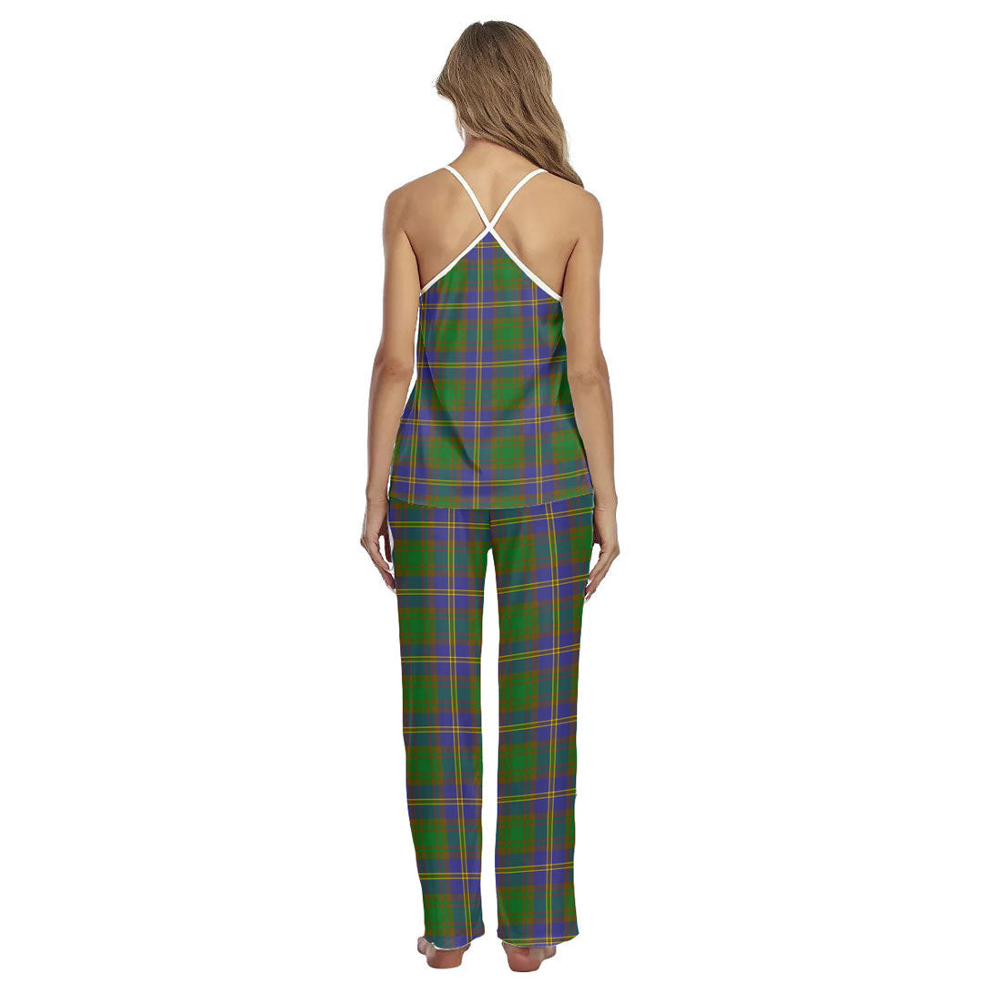 Strange of Balkaskie Tartan Plaid Cami Pajamas Sets