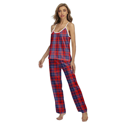 Wishart Dress Tartan Plaid Cami Pajamas Sets