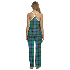 Stewart Old Ancient Tartan Plaid Cami Pajamas Sets